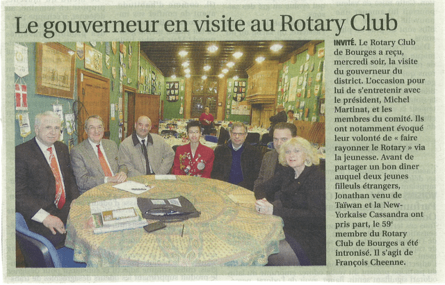 Visite du Gouverneur